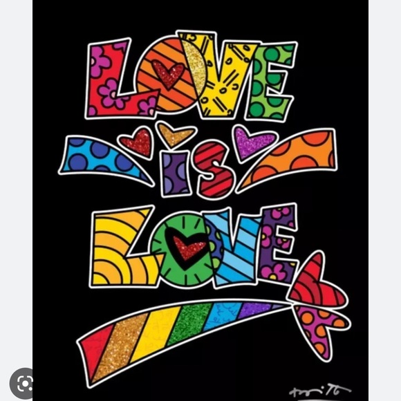 Only MIAMI | New Romero Britto ART painting - Picture 1 of 7